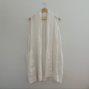 Elizabeth Suzann Clyde Vest in Midweight Linen